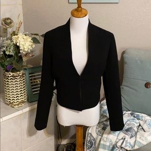 Lapis black tuxedo style blazer size S